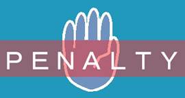 ペナルティを取られる